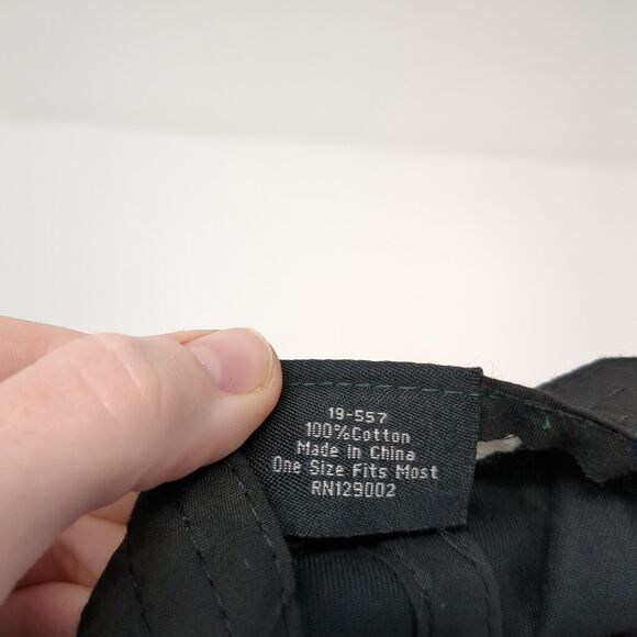 The Home Depot Pro Xtra Strapback Hat Black One Size Adjustable 6 Panel - Picture 9 of 9